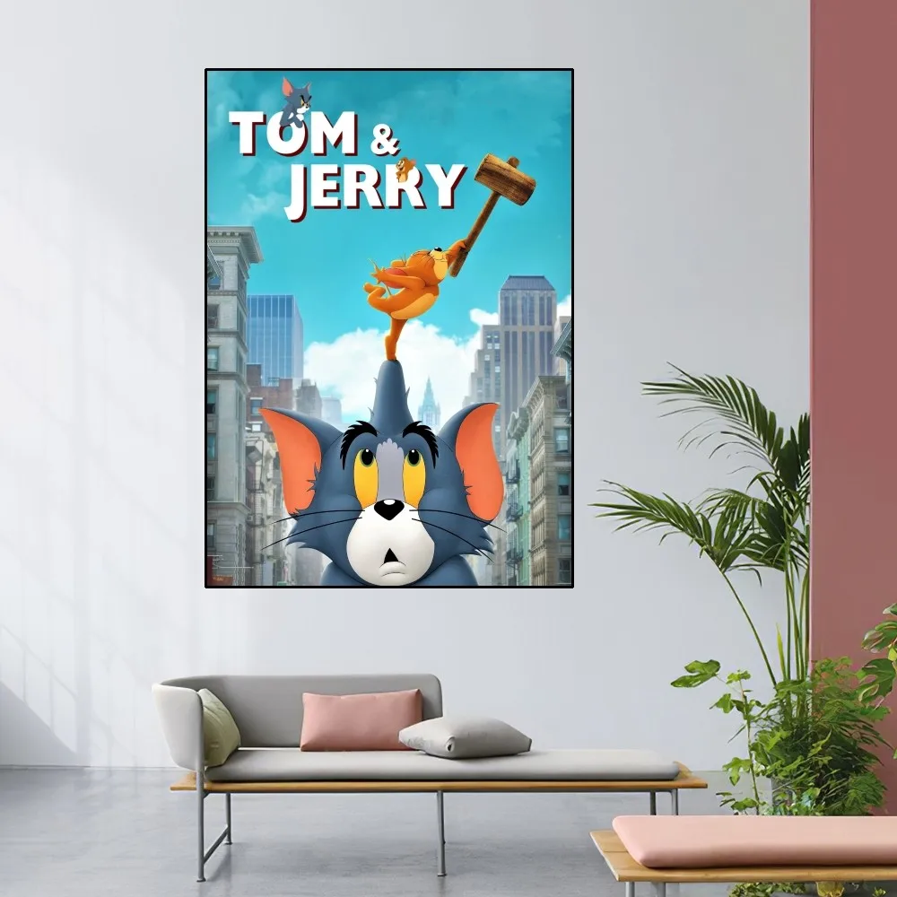 BEAST KINGDOM Tom and Jerry Cartoon Poster Home Room Decor Livingroom Bedroom Aesthetic Art Wall Painting Stickers