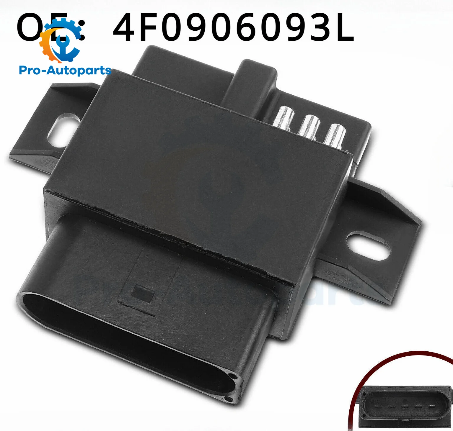 New Fuel Injection Control Module 4F0906093 for Audi A4 Quattro 2006-2009 A6 2009-2011 2.0L 3.0L | Replacement 4F0906093B G L