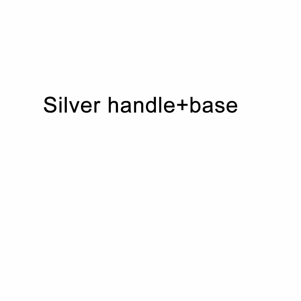 Silver handle and base Accessories