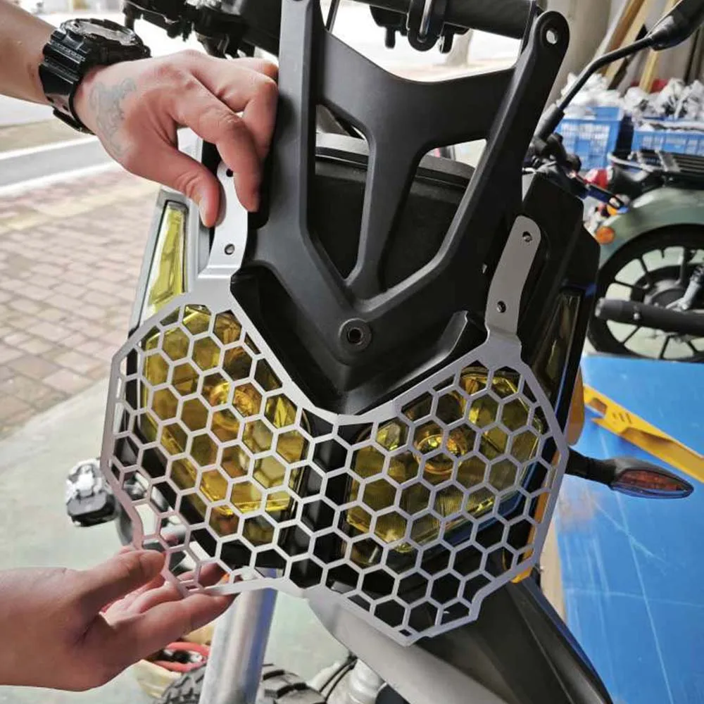 For Loncin Voge 300 Rally 300 GY 300GY Rally300 Accessories Motorcycle Headlight Protector Grill Guard Headlamp Protective Cover