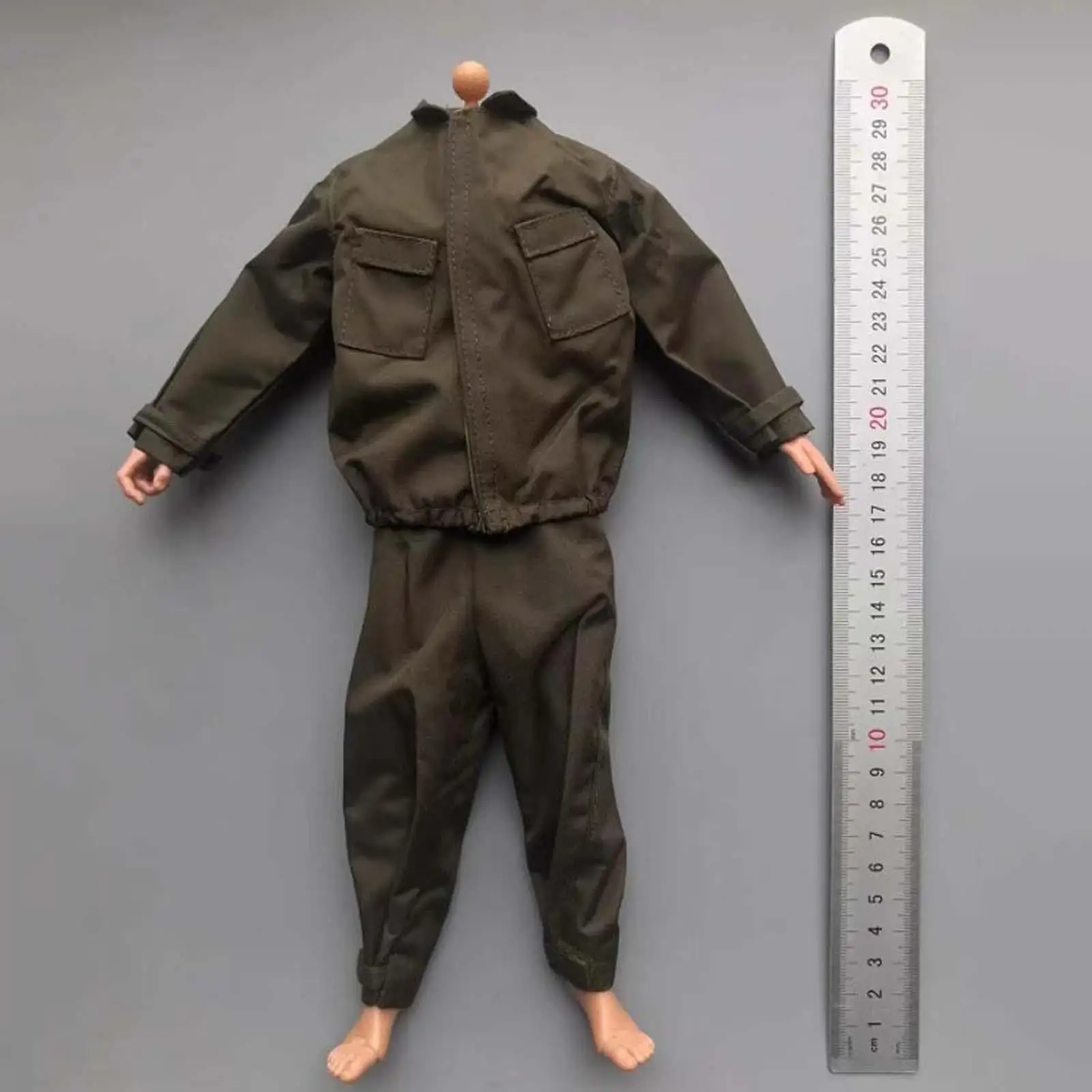 1:6 giacca con pantaloni manica lunga Top uniforme Costume uniformi vestito per 12 pollici Dress up modello di bambola figure accessori per il corpo