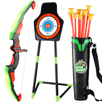LED Archery Toy Set, 1-Piece Kit for Outdoor Adventure, Competition, Party Props, Christmas, Halloween, Thanksgiving Gift