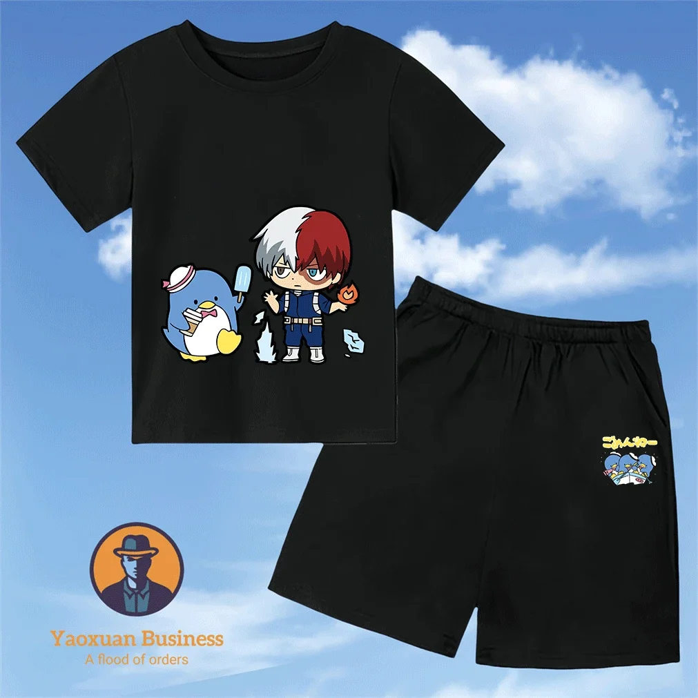 

TUXEDOSAM, горячая распродажа, комплект из хлопковых футболок с мультяшным принтом для детей от 2 до 14 лет, летняя модная одежда для мальчиков и девочек