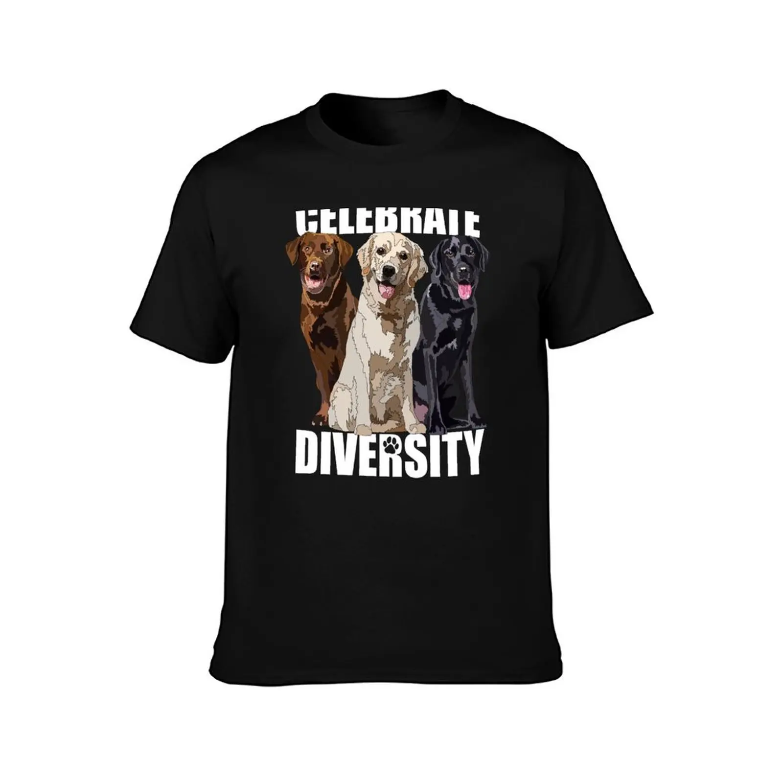 Celebrate Diversity Labrador Dog Lover T-Shirt funny t shirts man T-Shirt