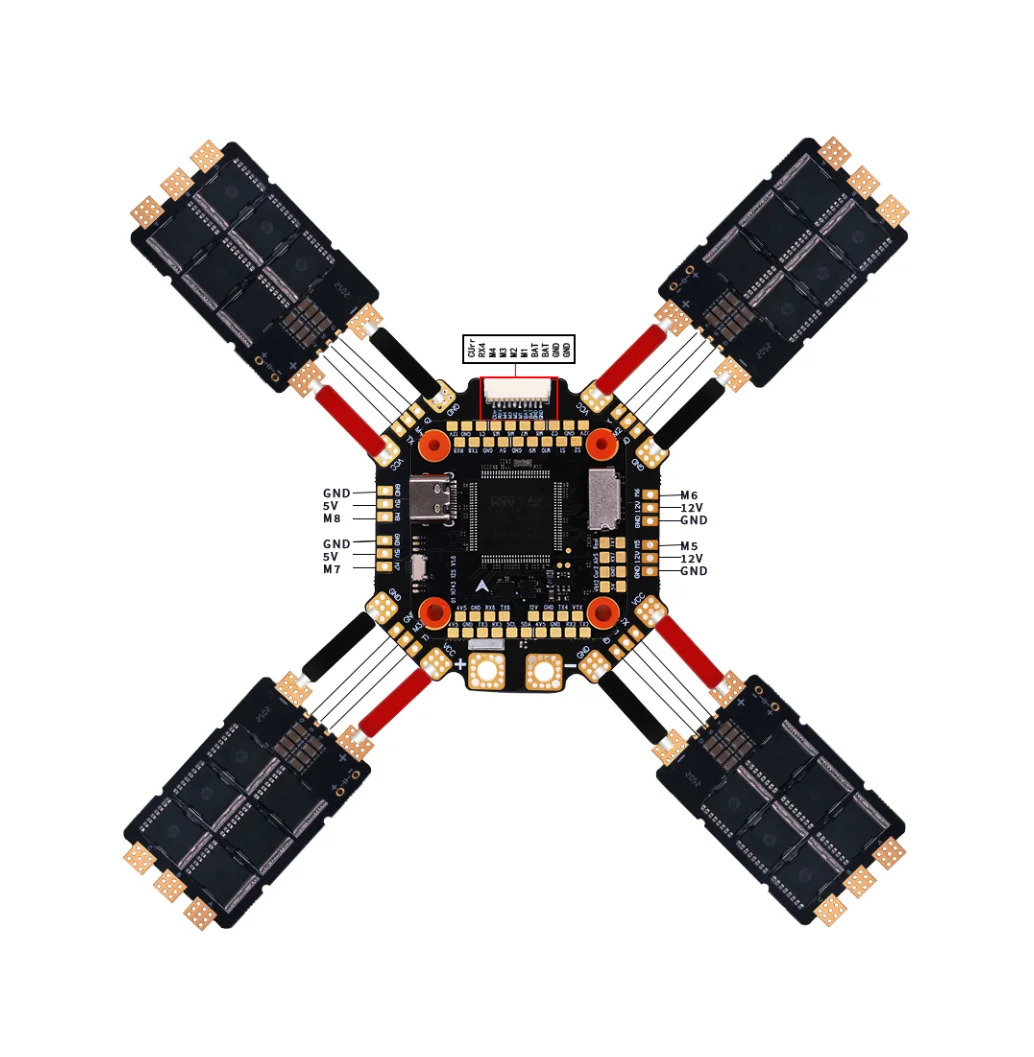 4255 80A Single ESC RC Quadcopter Parts Remote Control Toy Flight Control Gyros FPV System Plastic Material 6-Month