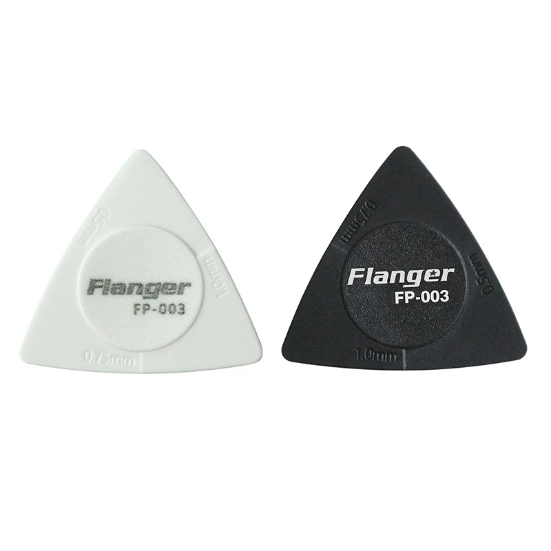 Flanger 10Pcs Triangle-Guitar Picks 1.0 0.75 0.5 Mm Thickness In PC + ABS Material Antislip Style Picks