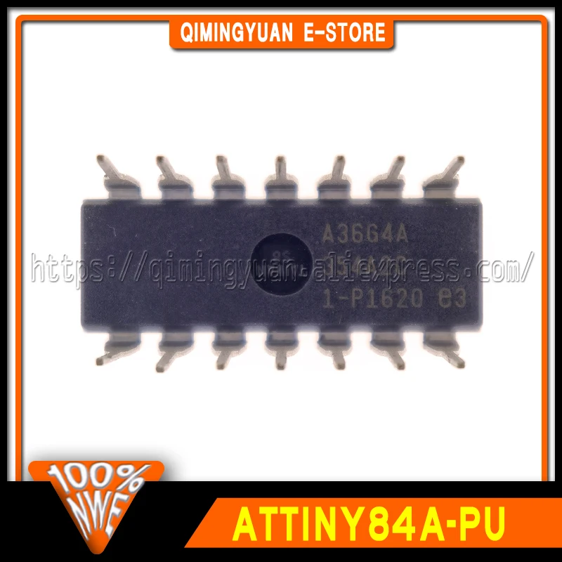 1~20PCS/LOT ATTINY84A-PU ATTINY84A PU DIP14 100% New Original In Stock
