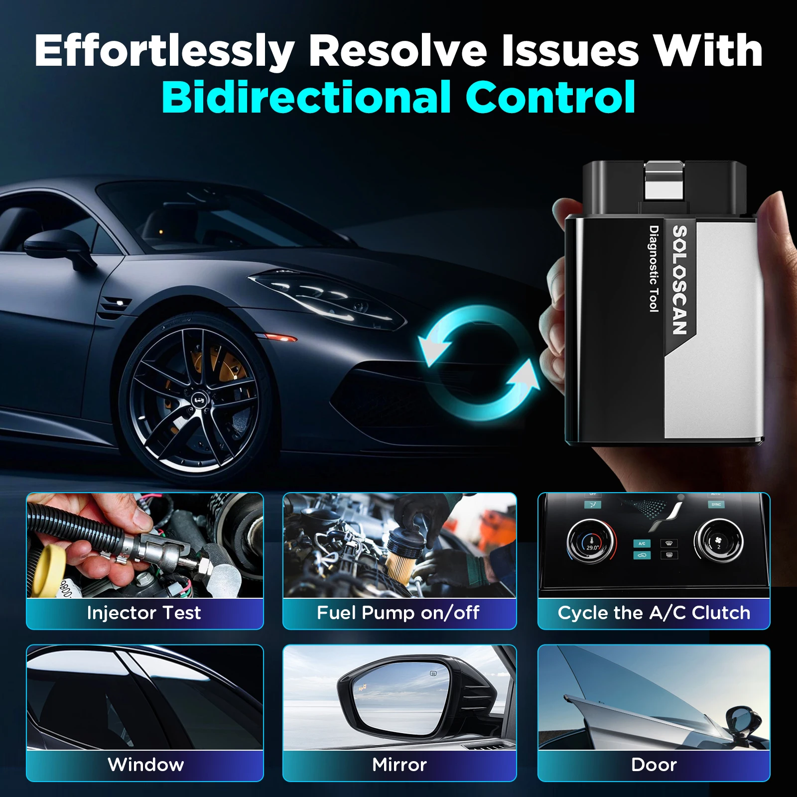 الماسح الضوئي للسيارة KINGBOLEN SOLOSCAN Obd2 لسيارات BMW، لميني، لسيارة Rolls-Royce #4