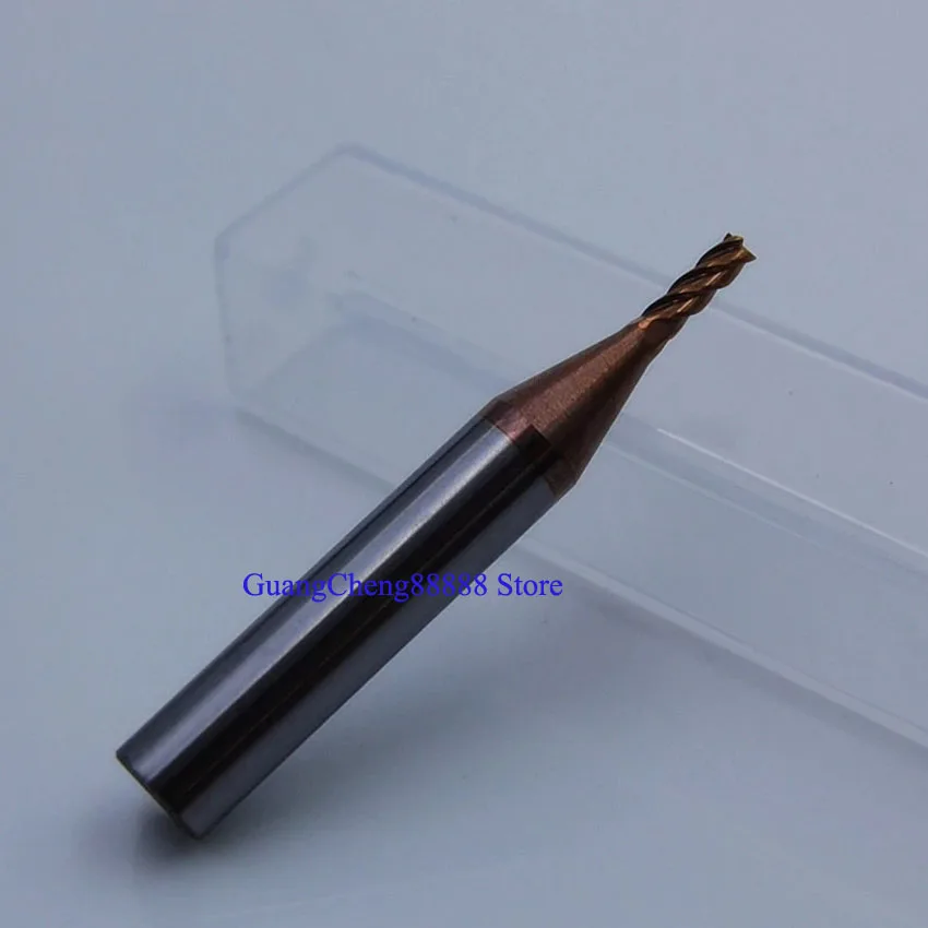 5 Stück A5/A7/A9/SEC-E9/E9z/Alpha/Beta Schaftfräser aus Hartmetall 2,0 mm x 6,0 mm x 40 l Gute Qualität