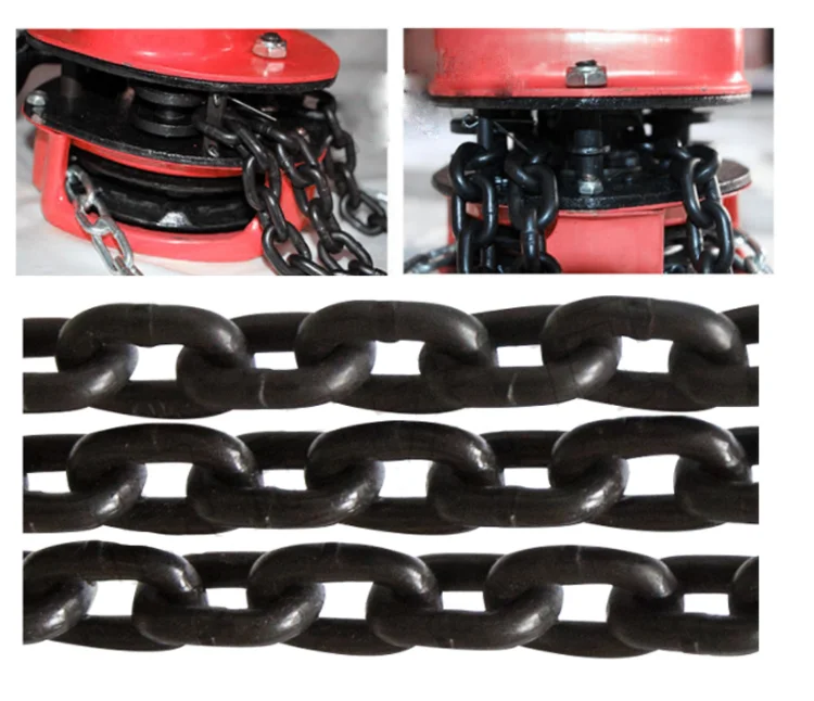 Paranco a catena manuale da palco di marca GSTOYO Paranco a catena con carico a caduta singola