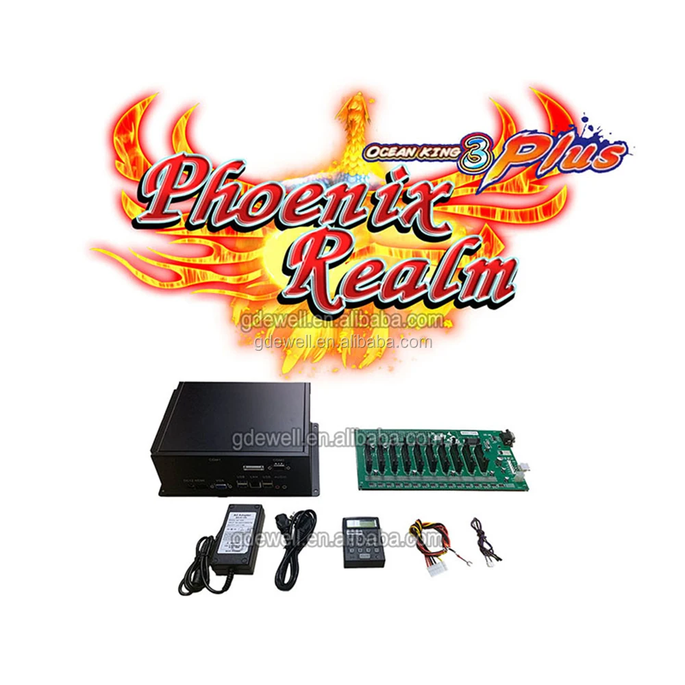 

Ocean King 3 plus Phoenix Relm Fish Game Board Fish Hunting Game Main Board Io Board Decoder Keyboard Power Adapt