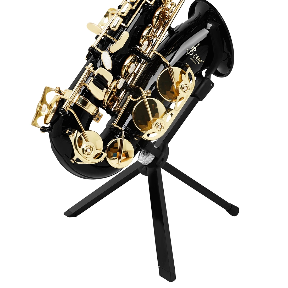 Alto Saxophone Stand Ajustable Saxophone Holder Metal Sax Tripod Holder Saxophone Support Bracket Woodwind Protection Accessorie