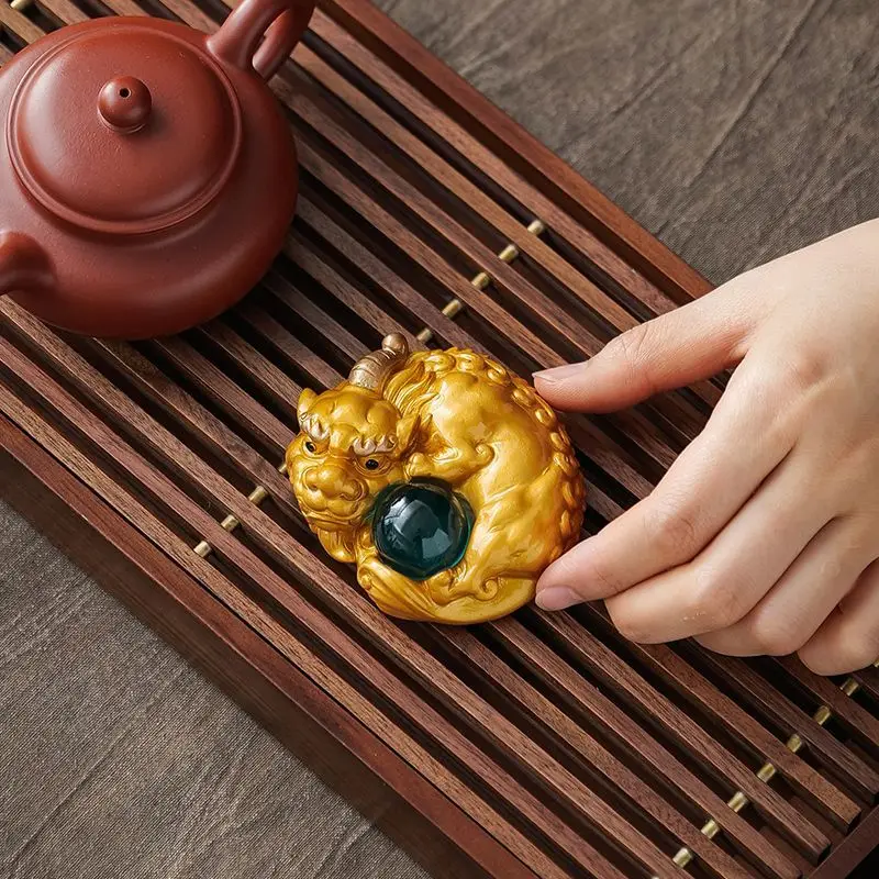 High-end Fortunate Change Color Tea Pet Simple Household Creative Tea Ceremony Decoration Teaware Accessories Desktop Decoration