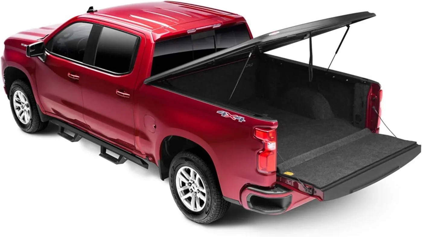 Factory Retractable Truck Bed Tonneau Cover Fits for 2014-2018 Chevy GMC Silverado Sierra 1500 Crew Cab with 5.8