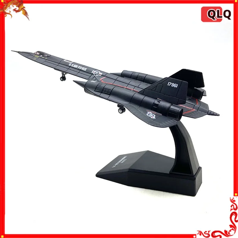 1/144 Scale US Lockheed SR71 SR-71 Blackbird 06937 Plane Diecast Metal Airplane Aircraft Ornament Model Boy Birthday Toy Gift