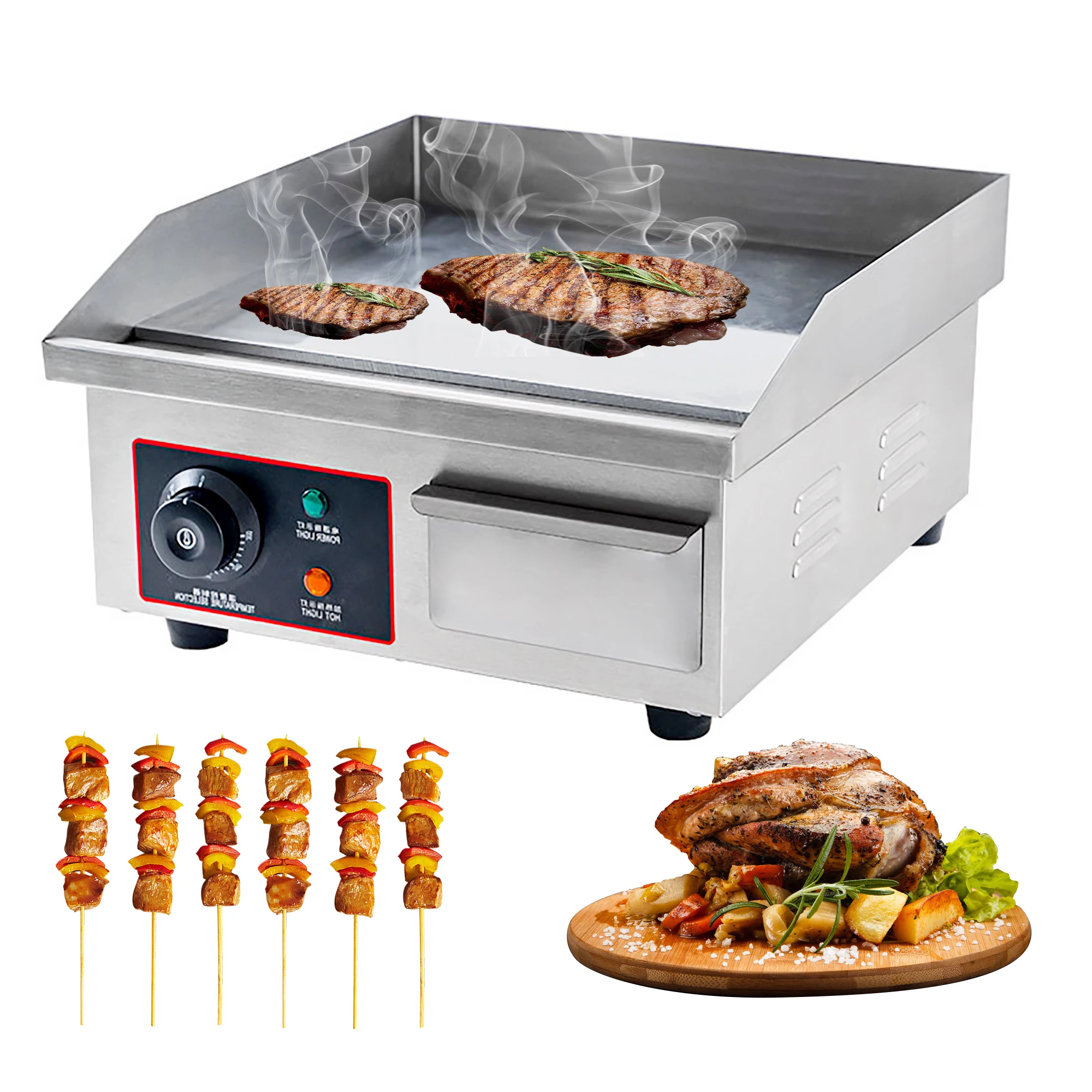 Casual fast food tea restaurant bakery commercial indoor outdoor easily cleaned electric bbq grill bbq electric grills