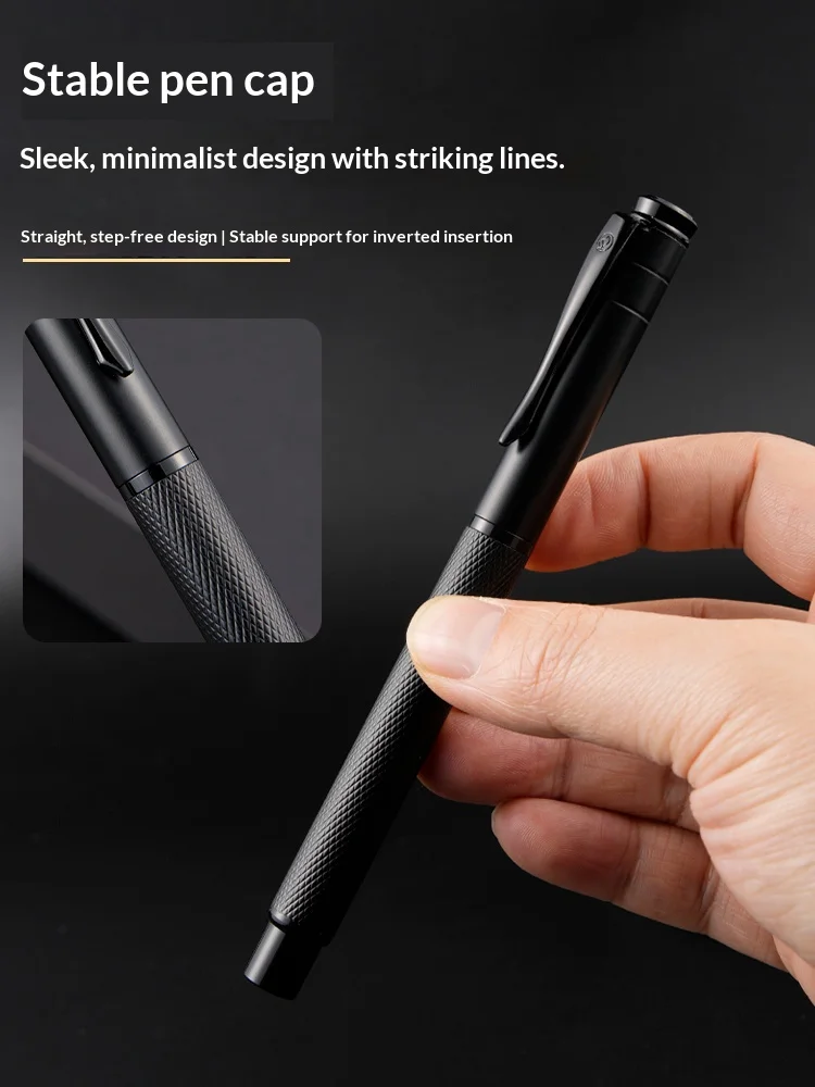 

Luxury Black Dragon Scale Engraving Fountain Pen,Vintage Iridium Metal pen with Fine 3 Nibs For Calligraphy,Sketching​,Financial