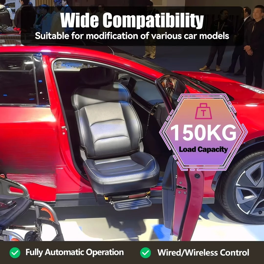Turning Seat Electric Swivel Transfer Seat Car Rotating Lifting Seat for the Disabled Modified Vehicles