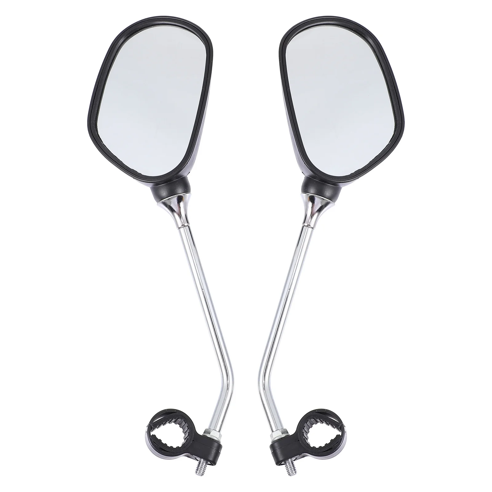 1 زوج الدراجة مرايا الرؤية الخلفية المقود جبل 360 درجة الدورية زاوية واسعة آمنة الدراجات دراجة مرآة للدراجات الجبلية الدراجات البخارية
