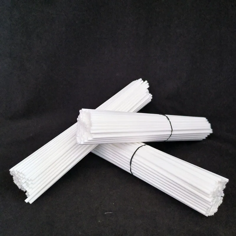 50pcs/100pcs per Lot Fiber Reed Diffuser Sticks 3mmx20cm Rattan Home Fragrance Aromatherapy Sticks Lasting for Office Bedroom