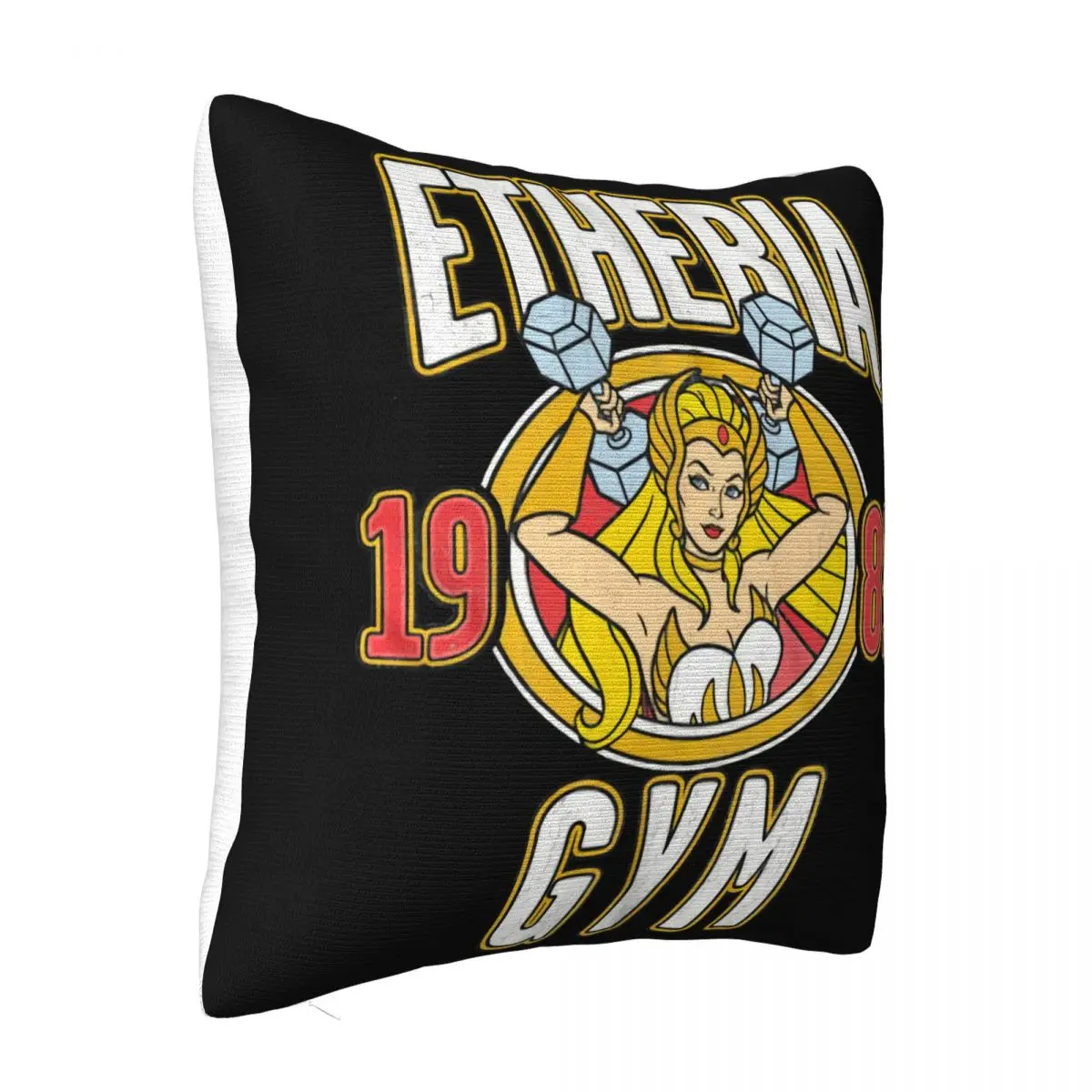 Masters Of The Universe She Ra Etheria Gym 1985 Mens Princess Adora Top Logo Graphic Letter Comical Pillow Case