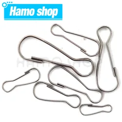 20-50Pcs Snap Spring Clip Hooks Buckle Metal For Purse Zipper Pull Lanyards Paracord Badge Keychain Keyring Accessory