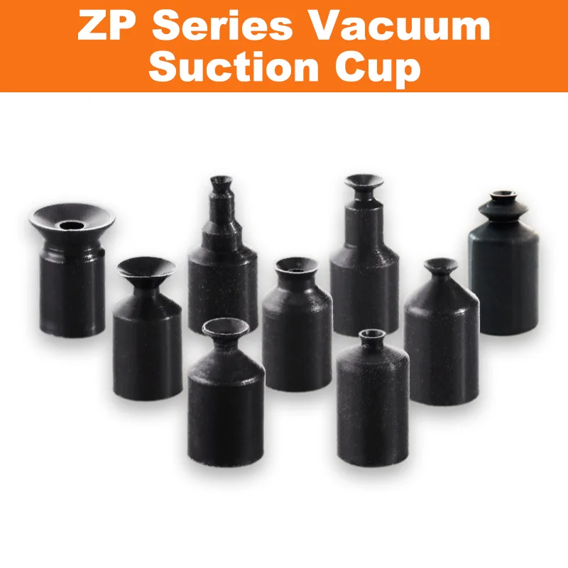 10pcs NEW Type ZP Series Vacuum Suction Cup ZP01U Film Type With M5 Connector Pneumatic Manipulator Accessories