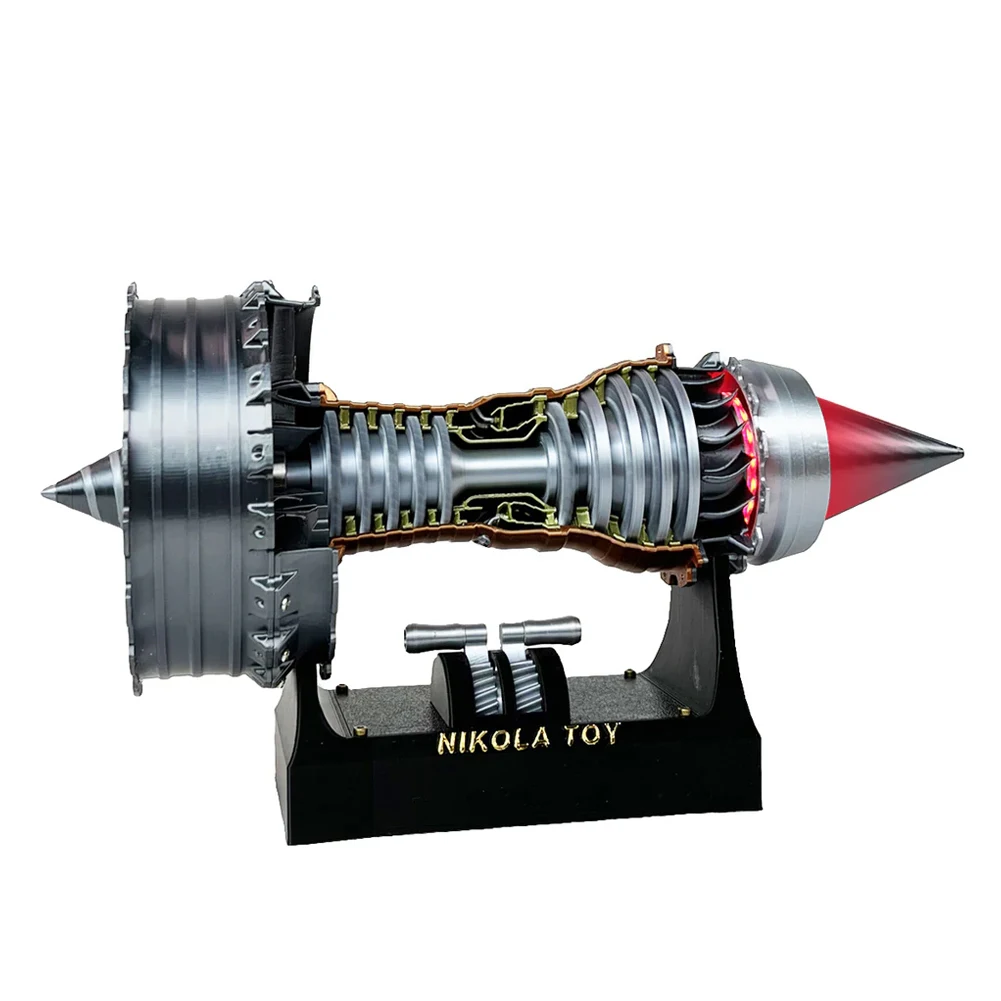 Mechanical Science Toy Adjustable Speed Aircraft Collectible Value Detailed Mechanical Structure Exquisite Appearance