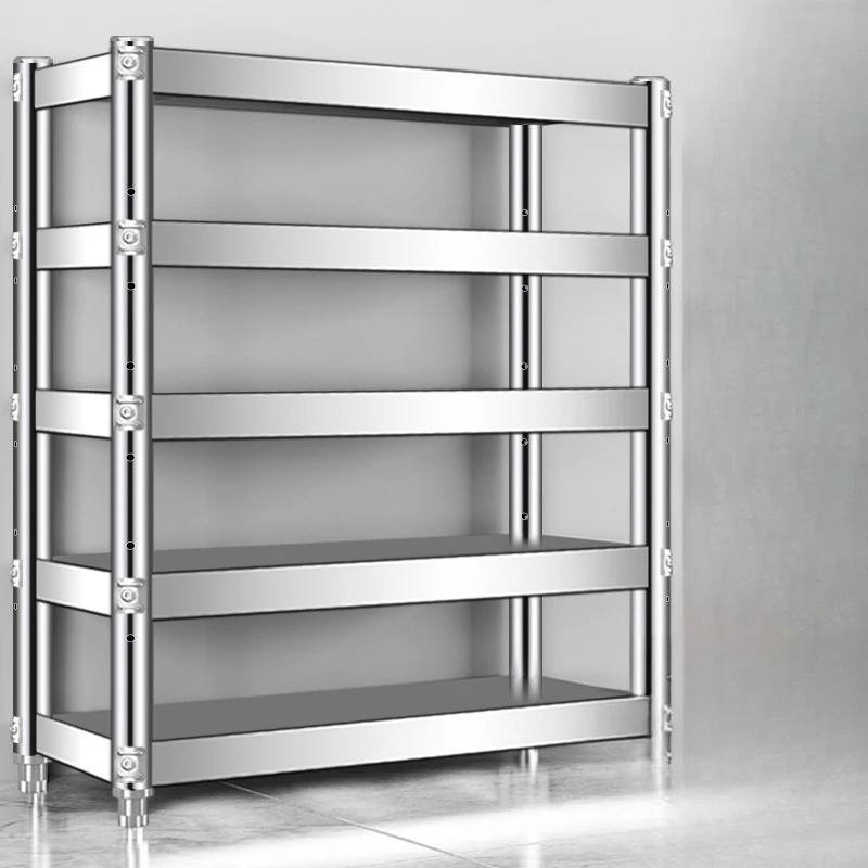 

Stainless steel shelves multi layer household kitchen