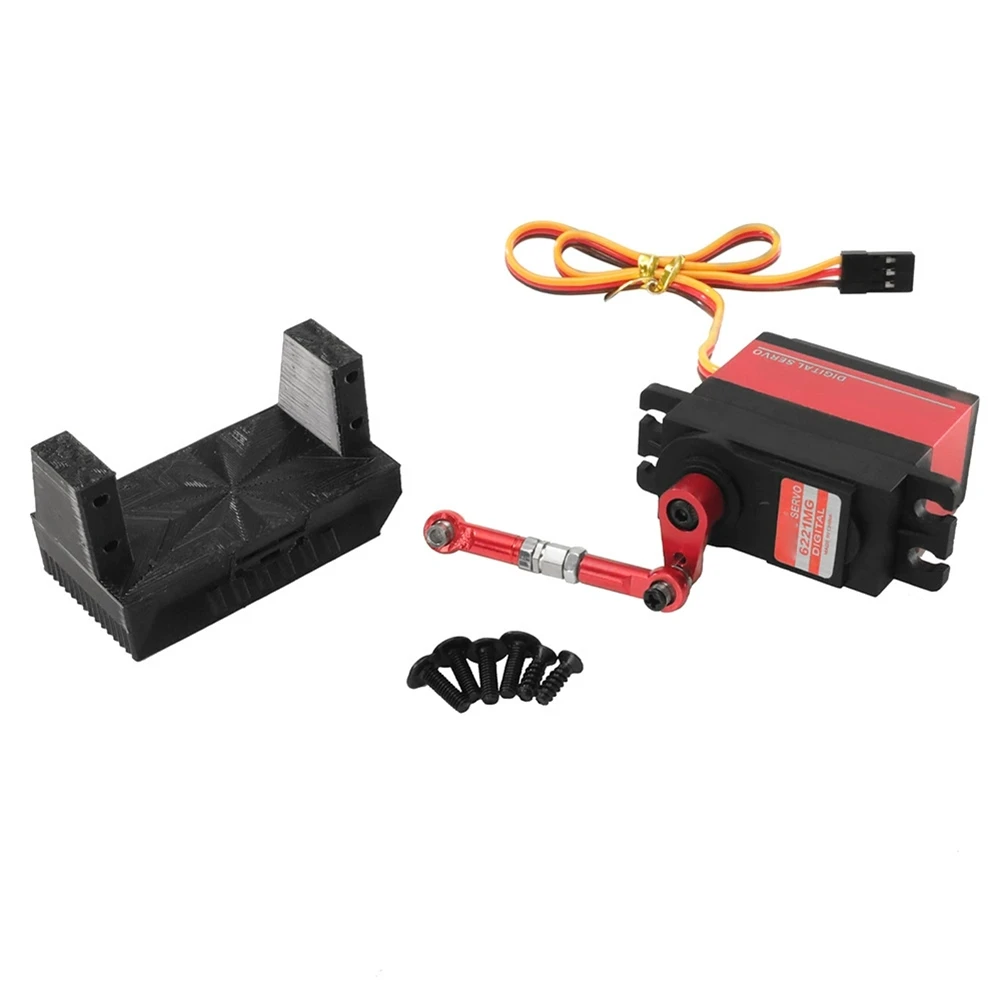 [A17I TOY] -6221MG Metal Gear 20kg Digital Servo Kit for 1/14 14301 14302 RC Models Boats and Industrial Use