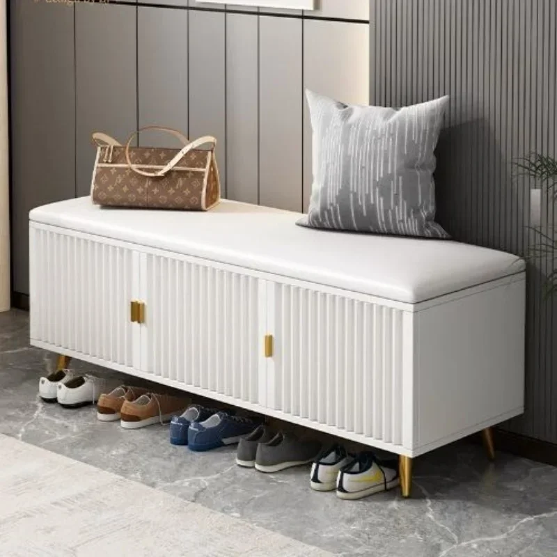 

Waterproof Living Room Shoe Cabinets Simple Small Dust Proof Shelf Shoe Rack Modern Bench Hall Meuble A Chaussure Home Furniture