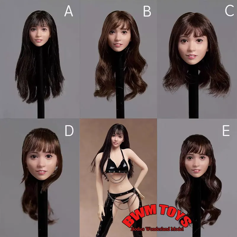 

Z6TOYS ZC011 1/6 Scale Xiao Cai Head Sculpt Japanese Beauty Movable Eye Female Soldier Head Carving Fit 12'' Action Figure Body