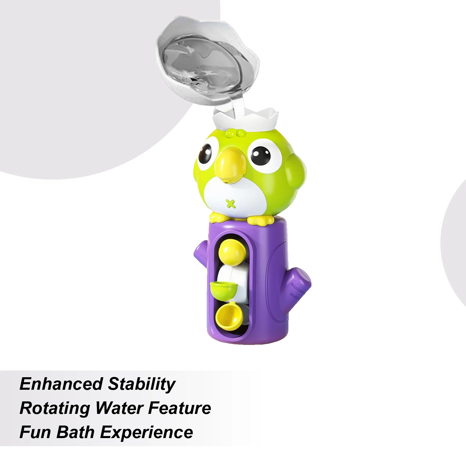 

Bath Toys For Kids Ages 3 Shower Water Toy With Suction Cup Children Tub Water Rotating Bathing Game For Hotel Apartment