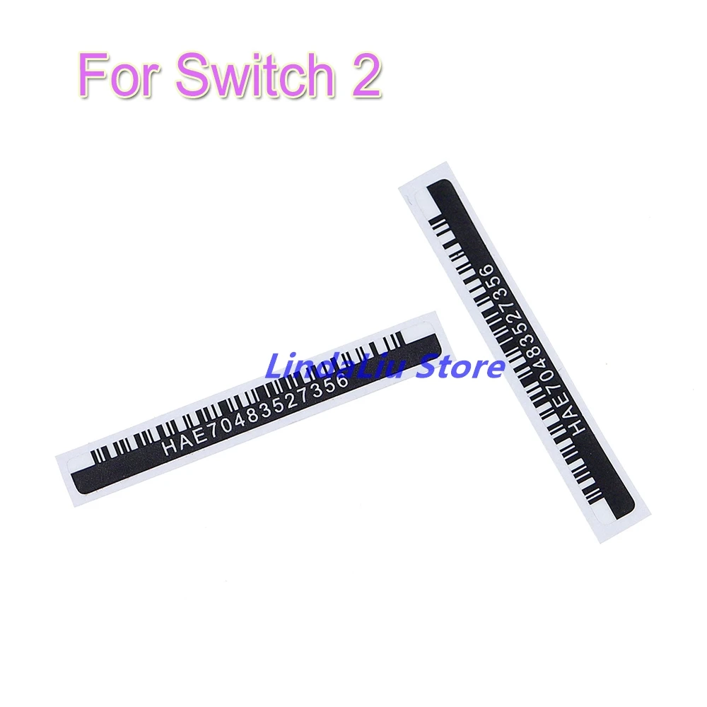 500PCS Barcode Sticker For Switch 2 Host Console Label Sticker for NS2 Switch 2 Back Stickers