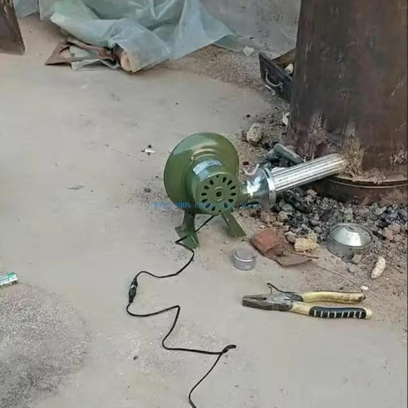 G6KA شواء مروحة الطبخ في الهواء الطلق التخييم مشعل نار حداد كهربائي فورج منفاخ #3