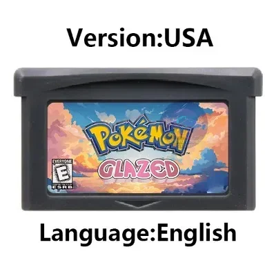 GBA Game Cartridge Pokemon Series Crown Flory Sky Unbound Quetzal geglazuurde Gaia Emerald Legacy videogameconsolekaart