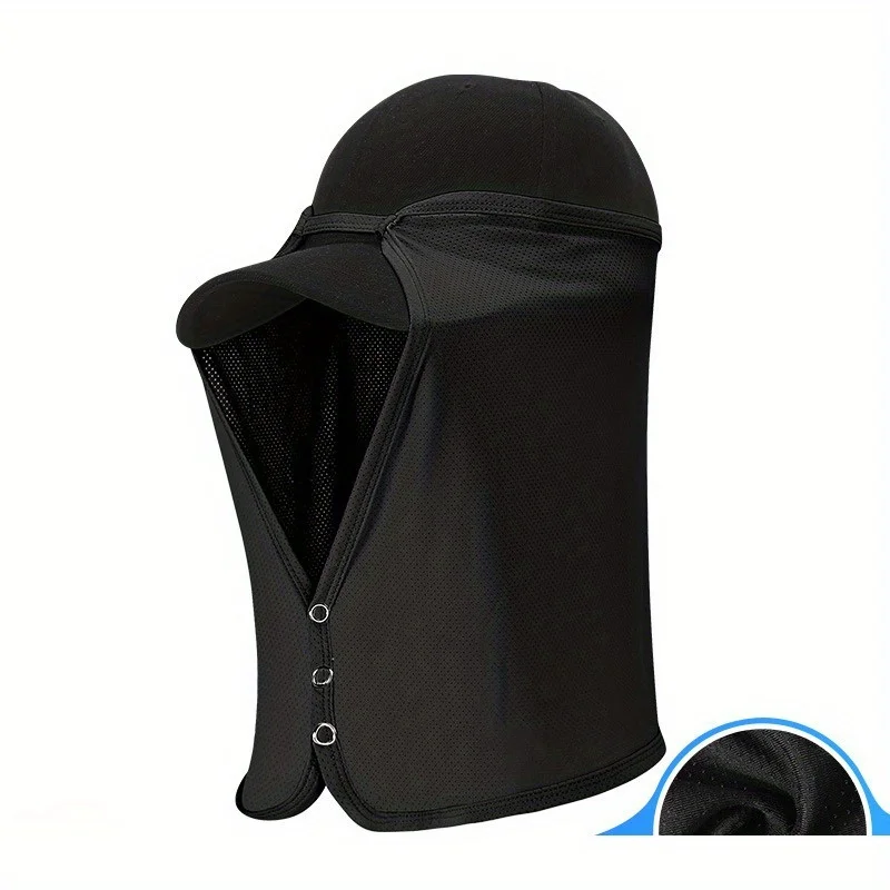 قناع الحرير الجليدي للحماية من أشعة الشمس في الصيف والمشي لمسافات طويلة وصيد الأسماك ومنع البعوض للحماية من الأشعة فوق البنفسجية #3