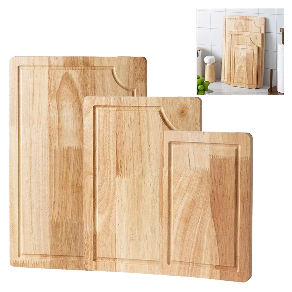 

Kitchen Wood Cutting Board Large Rectangular Cutting Board Thickened Solid Wood Cutting Board Fruit Cutting Board Kitchen Tools