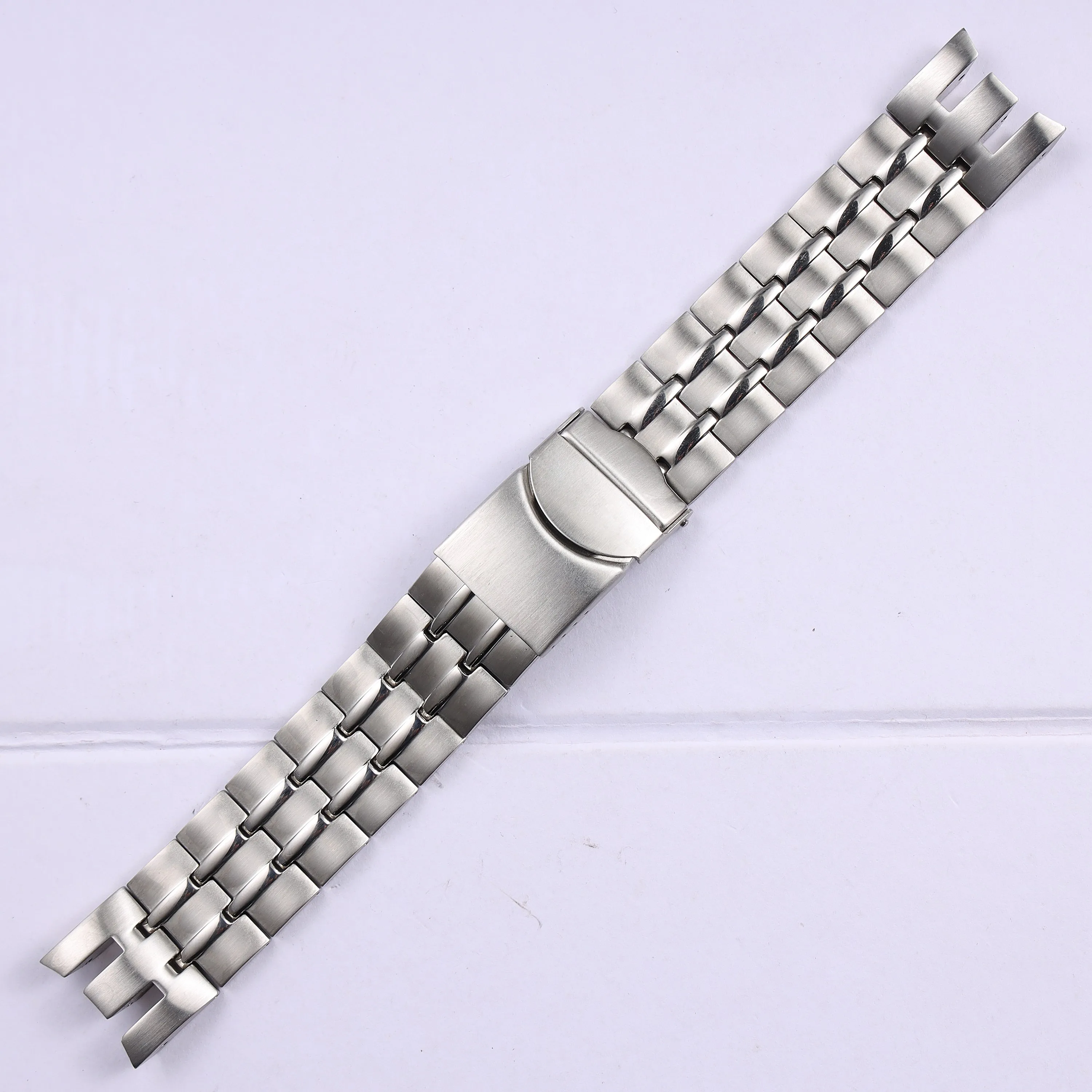 

22mm Solid Stainless Steel Watchband For Swatch strap male YRS403 412 402 Curved notch interface metal bracelet watch belt