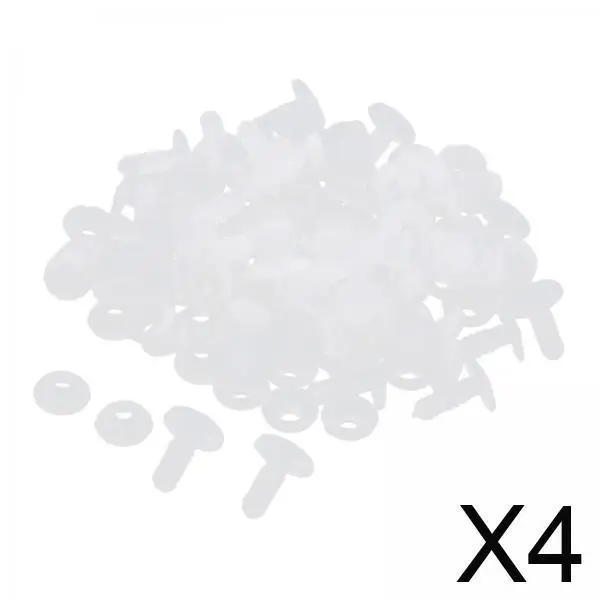 

4x30 набор кукольных соединений DIY ремесло безопасные соединения обручальный болт для изготовления игрушек 2,5 см