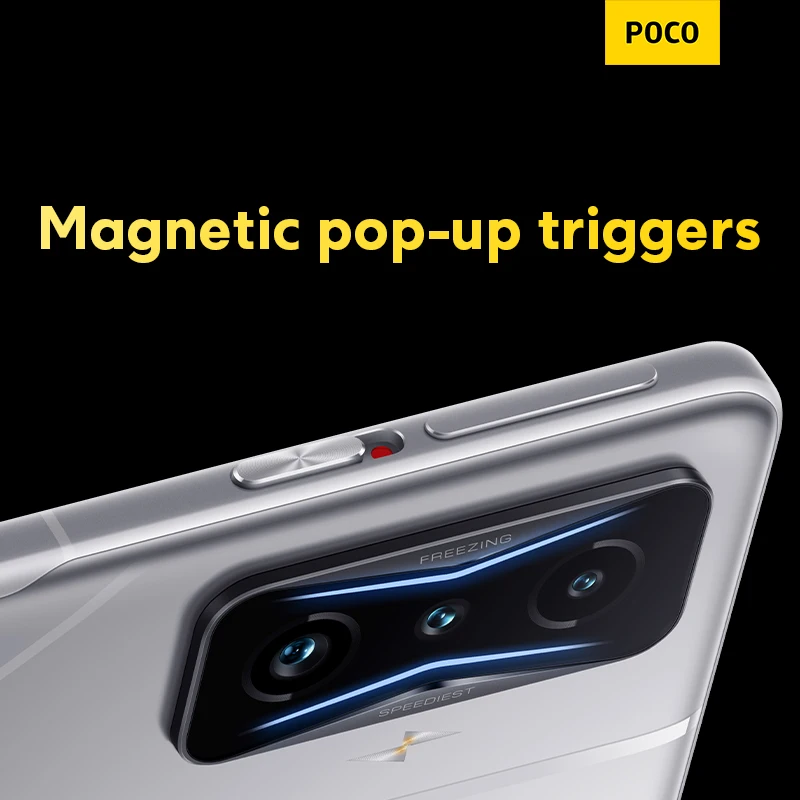 POCO F4 GT 8+128GB Snapdragon 8 Gen 1 Octa Core Cellphone 120W HyperCharge 4700mAh Battery 120W 5G  POCO Phone