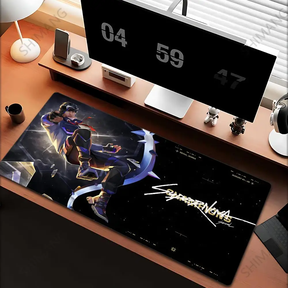 

Hot Game Valorant ISO Mouse Pad XXL Gaming Accessories Office Gamer Keyboard Desk Mat Non-Slip Laptop Large rubber Mouse pad