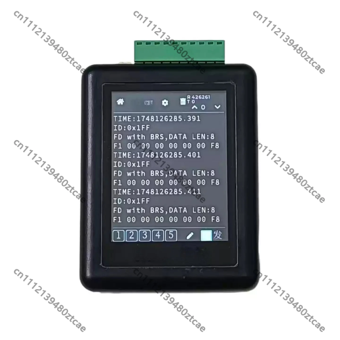 Hand‑held Bus Analyzer Module Data Record & Transmit Debugging Tool For Serial Port Industrial Equipment Accessory