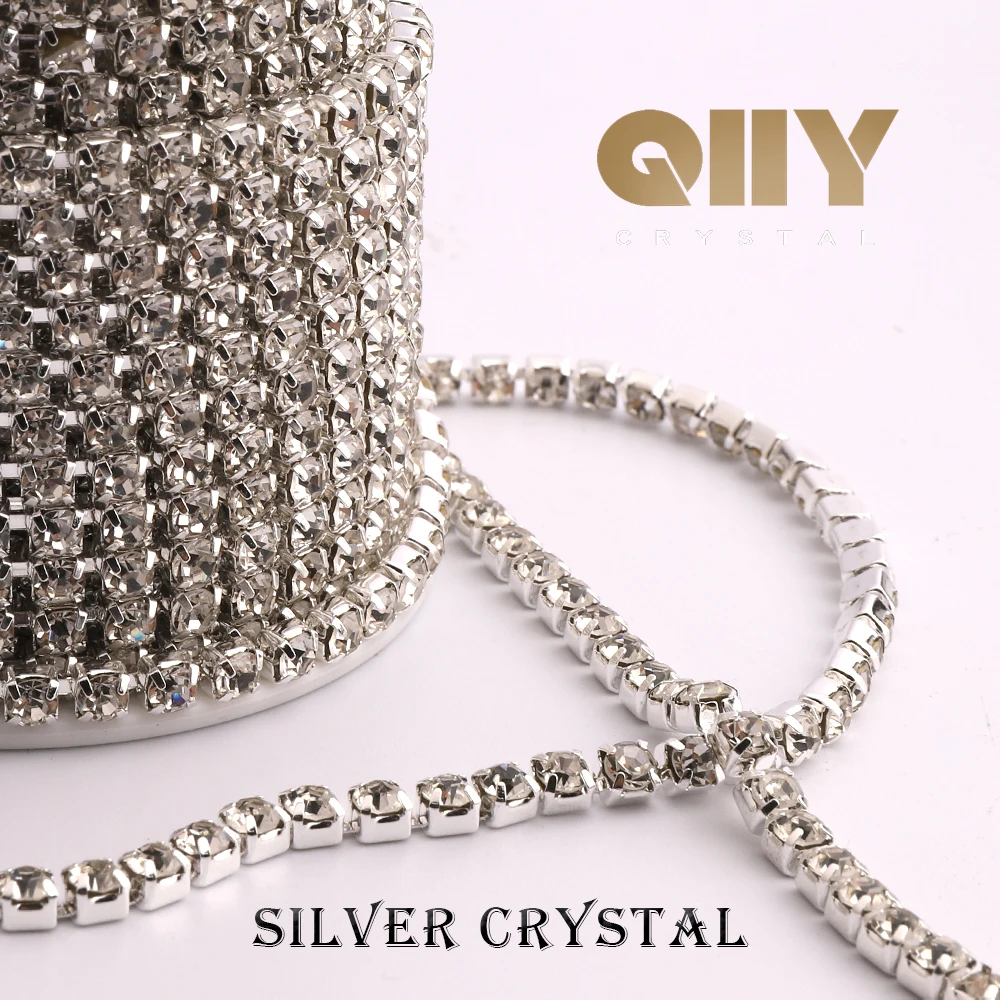 Claw Chain Glitter Crystal Strass Trim