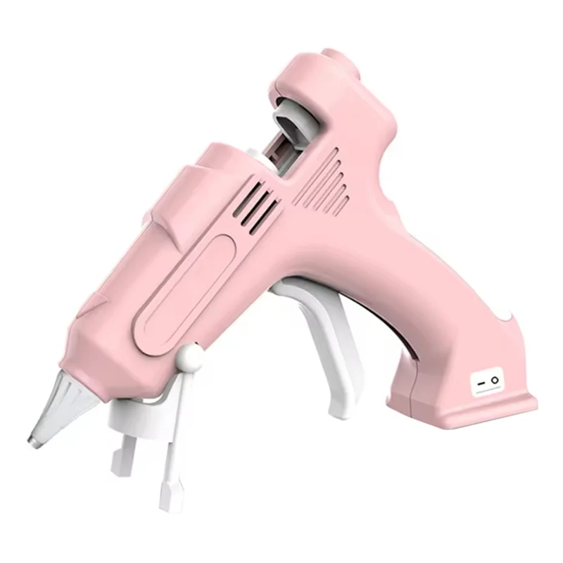 

AB41-Cordless Hot Melt Glue Gun Child Hand Crafts Home DIY Repair Use 7Mm 10 PCS Glue Stick Wireless Glue Gun