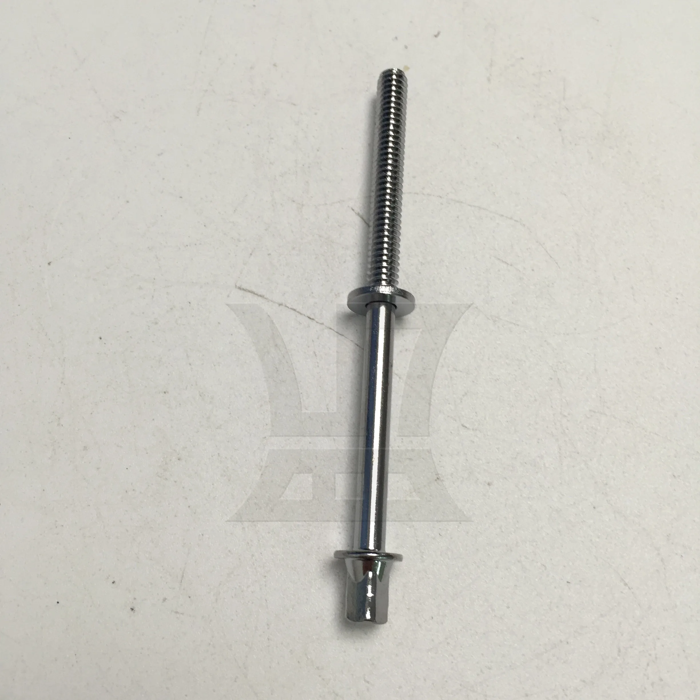 Yibuy 1 قطعة كمين طبل التوتر قضيب 5x80 مللي متر الفضة ل طقم طبلة إصلاح استبدال أجزاء