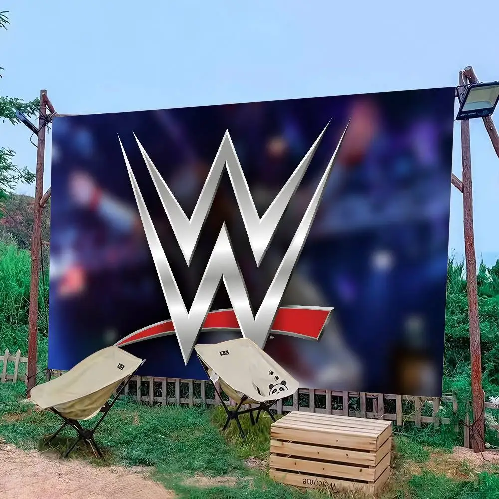 WWE المصارعة الكرتون العلم الجدار شنقا راية الديكور ديكور المنزل المنزلي