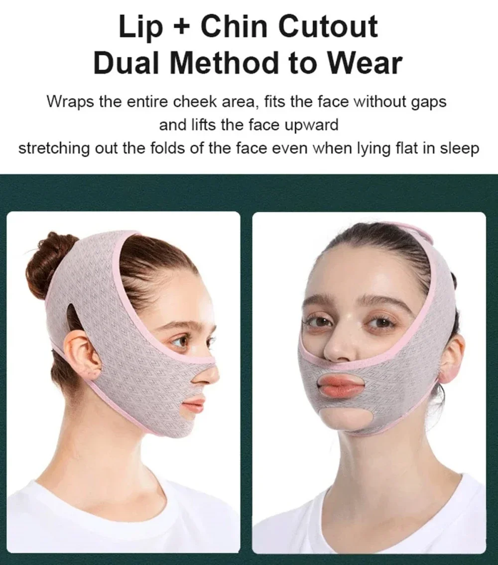 Reusable Face Slimming Bandage Women Chin Cheek Lift Up Belt Face Skin Care Beauty Tool V Line Face Shaper Facial Lifting Strap