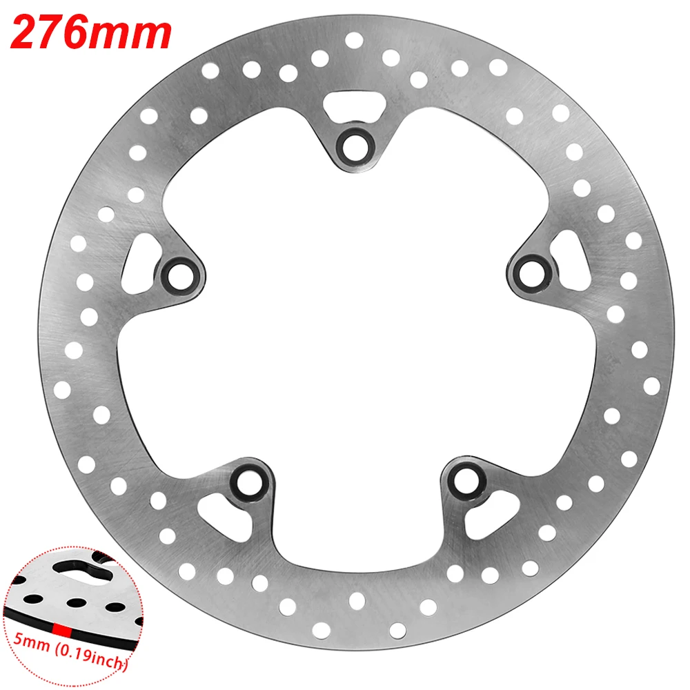 276mmm Motorcycle Rear Brake Disc Disk Rotor For BMW R1200GS R1250GS / GS ADV R1200 1250 RT R RS K50 K51 K52 K53 K54 2013-2023