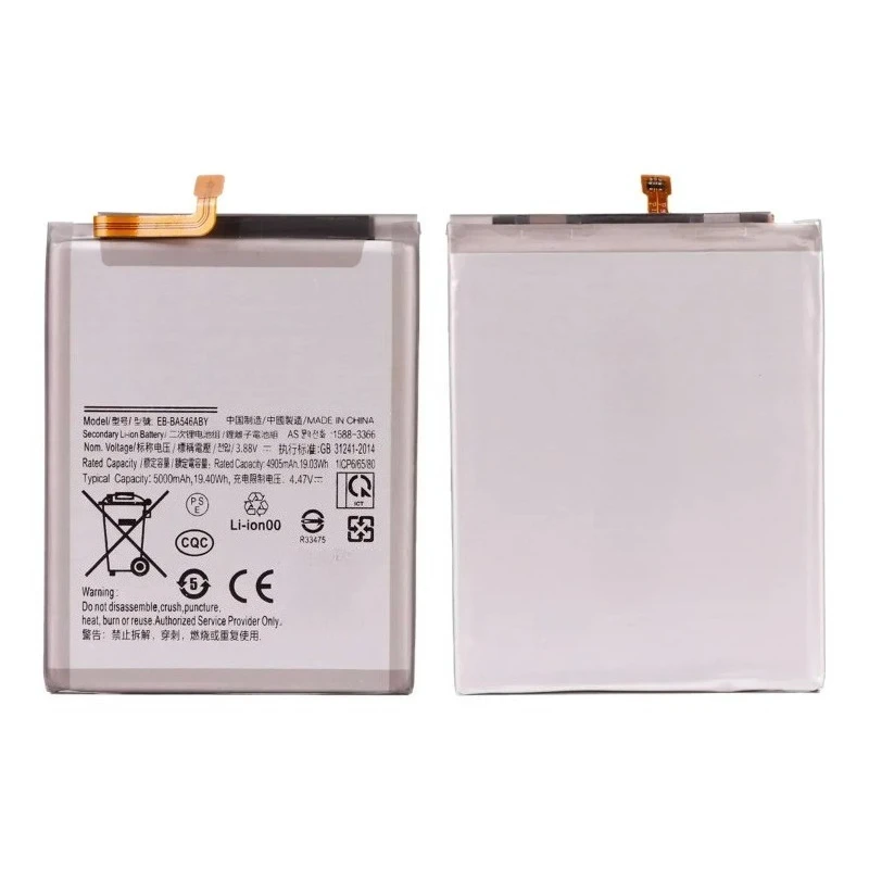 Durable EB-BA546ABY Mobile Battery for Samsung A54 5G A34 5G Premium Battery Cells, No Memory Effect, Reliable Power Supply